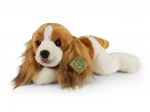 Plush Cocker Spaniel dog lying 30 cm eco-friendly