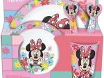 Plastični jedilni komplet MINNIE, 5 kosov