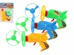 Izstreljevalna vetrnica z zaganjalnikom – plastična pištola 12 cm, različne barve