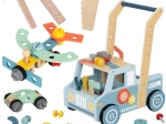 Leseni hojnik-avto in mini delavnica STEM TOOKY TOY