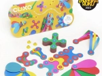 Clixo Rainbow magnetna sestavljanka 42 kosov
