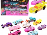 Set kovinskih avtomobilčkov za deklice – 10 kosov