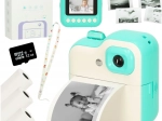 Otroški instantni fotoaparat s termičnim tiskalnikom in kartico 32 GB