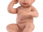 Llorens New Born punčka – realistična punčka s celovinilnim telesom 43 cm