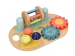 Lesena čutilna aktivna plošča Adam Toys