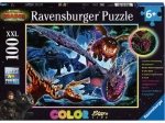 glow-in-the-dark puzzle how to train your dragon 3 xxl 100 pieces – ravensburger