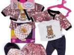 baby born glam outfit – petdelni komplet oblačil za punčke 43 cm