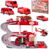 Parkirni set s svetlobnimi in zvočnimi učinki, 3 vozila