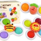 Senzorična igrača Spinners Bee Sunshine Carrot Suckers