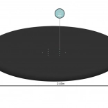 Prekrivna ponjava za napihljiv bazen z obročem 244 cm BESTWAY