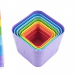 Sestavljivi stolp iz kock Technok Kubus piramida