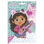 Diamantno slikanje voščilnice z ovojnico Gabikin čarobni domek