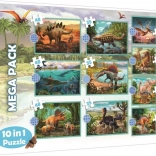 Puzzle 10 v 1 dinozavri