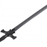 Plastični bojevniški meč z okraščenim ročajem in zvoki 80 cm