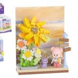Mini sestavljanka KOCO cvetlična scenografija