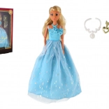 punčka Anlily s sklepnimi sklepi v večerni obleki 30 cm