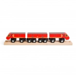 Leseni poštni vlak Bigjigs Rail