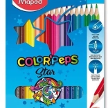 Trirobne barvice MAPED Color'Peps 18 barv