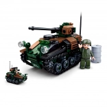 Sluban Model Bricks mali tank Wiesel 2v1 sestavljanka