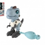 Vijačni dinozaver s svetlobo in zvokom, 12 cm