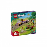 LEGO FRIENDS prikolica za konja in ponija – gradbeni set 4+
