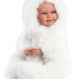 Llorens realistična punčka NEW BORN z zvoki in mehkim telesom 45 cm