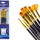 Set čopičev za umetnike - 7 oblik