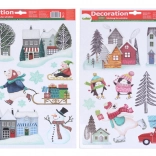 Božične okenske dekoracije 41 × 29 cm