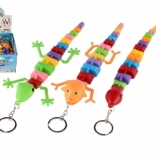 Svetleča obesek za ključe kuščar/kameleon/kača 28 cm iz plastike