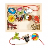 Detoa prepletanka KRTEK – leseni nizalni komplet