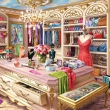 Ravensburger puzzle Očarljiva garderoba 1000 delčkov