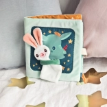 Tekstilna knjižica z aktivnostmi Lilliputiens zmajček Joe in njegov cartkov