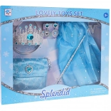 Komplet za malo princeso z obleko in dodatki