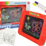 Magična osvetljena tabla s šablonami in markerji