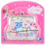 Otroška denarnica s sovičkami