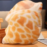 Plišasta blazina školjka 50 x 40 cm