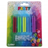 Svečke z Barvnim Plamenom