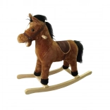 Rjav gugalni konj 71 × 28 × 65 cm