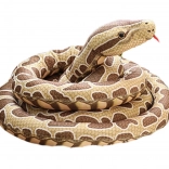 Plišasta kača rjava 400 cm