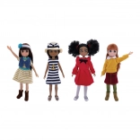 Lottie modni komplet štirje letni časi za lutke