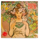 Koledarski dnevnik Alfons Mucha 2026