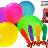 Set barvnih svetlečih LED balonov 5 kosov 30 cm – efektna dekoracija