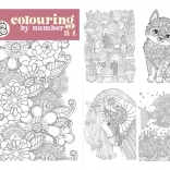 Slikanje po številkah A4 z duo barvicami