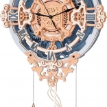 3D lesene mehanske sestavljanke – stenska ura ROBO TIME