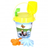 komplet za pesek Krtek 1,5 l modra