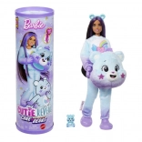 Barbie Cutie Reveal – Care Bears, serija 2, vijolična punčka