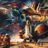 Schmidt puzzle Čar vesoljskega potovanja – poti do oddaljenih galaksij 1000 koščkov