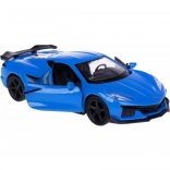 Model avtomobila Welly Chevrolet Corvette Z06 2023 1:34 modra