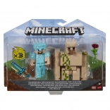 Minecraft figurice 8 cm – dvojni paket z dodatki