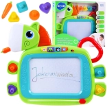 Barvna magična tabla v obliki konjička z žigi